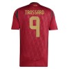 Original Fußballtrikot Belgien Trossard 9 Heimtrikot EURO 2024 Für Herren